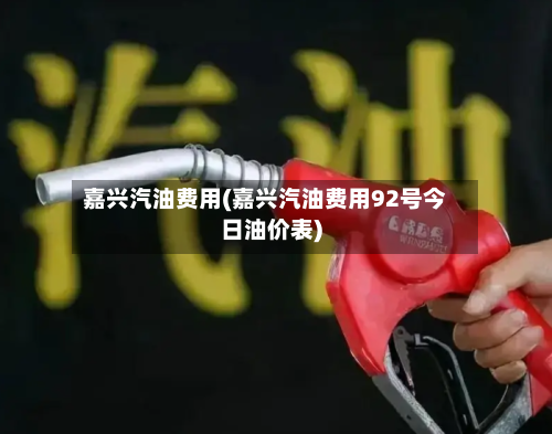 嘉兴汽油费用(嘉兴汽油费用92号今日油价表)