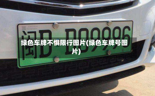 绿色车牌不惧限行图片(绿色车牌号图片)