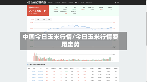 中国今日玉米行情/今日玉米行情费用走势-第3张图片