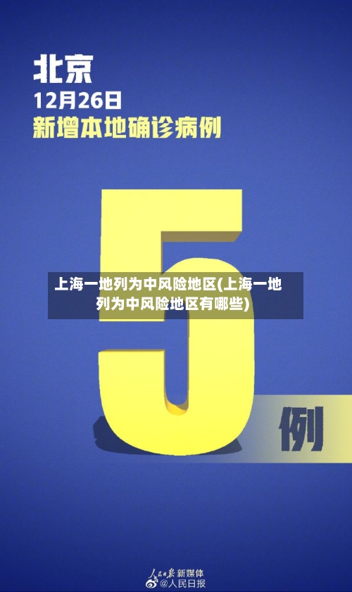 上海一地列为中风险地区(上海一地列为中风险地区有哪些)-第2张图片