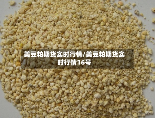 美豆粕期货实时行情/美豆粕期货实时行情16号