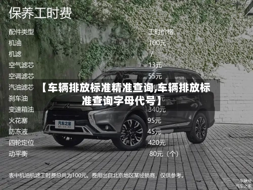【车辆排放标准精准查询,车辆排放标准查询字母代号】