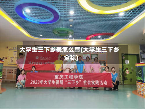 大学生三下乡表怎么写(大学生三下乡全称)-第3张图片