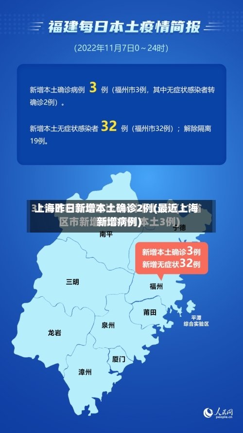 上海昨日新增本土确诊2例(最近上海新增病例)